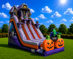 24' Haunted Mansion Dual Lane Dry Slide
