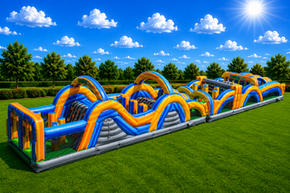 65' Sprinter Dual Lane Obstacle Course