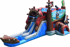 Pirate Ship Combo with dual lane slide