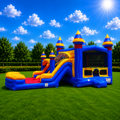 Arctic bounce house with slide