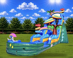 20' Beach Camper water slide with pool