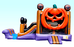 Pumpkin Combo Bounce House / Slide