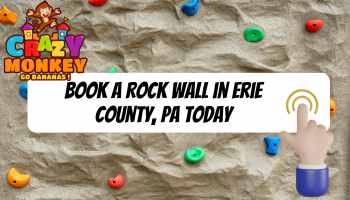 Book a Rock Wall in Erie County Pa | Crazy Monkey Erie