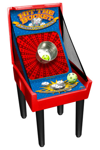 Carnival games like Hit the Bucket could enhance the Fairview event rentals experience.