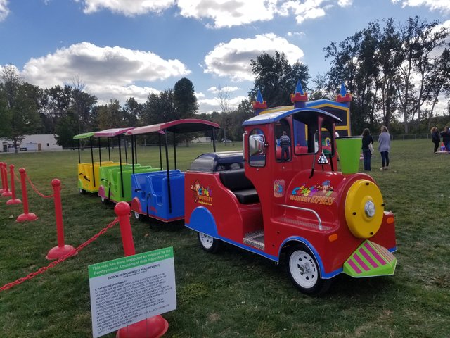 A Trackless Train would be just the beginning of a Fairview event rental lineup.