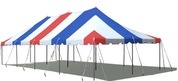 30 x 60 Red, White, Blue Tent