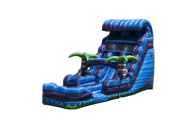 18' Dual Tropic Glides Inflatable Pool (Wet/Dry)