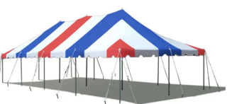 30 x 60 Red, White, Blue Tent