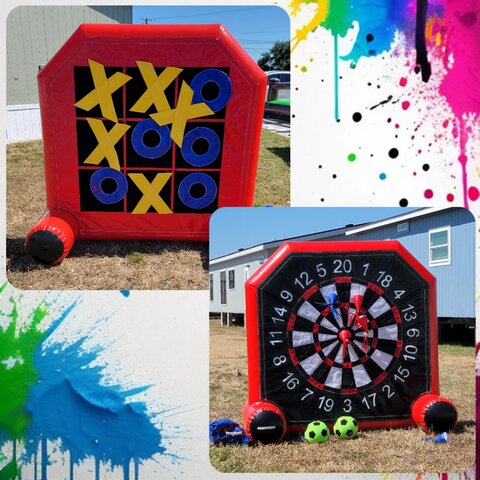 Inflatable Dart board / Tic-Tac-Toe