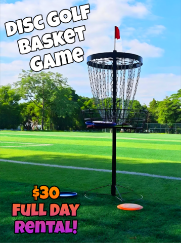 Disc Golf Basket Game 