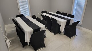 White Table Cloth (6ft rectangle)