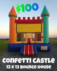 Confetti Castle Bounce House