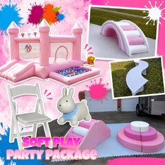 Pink and White Soft Play Set