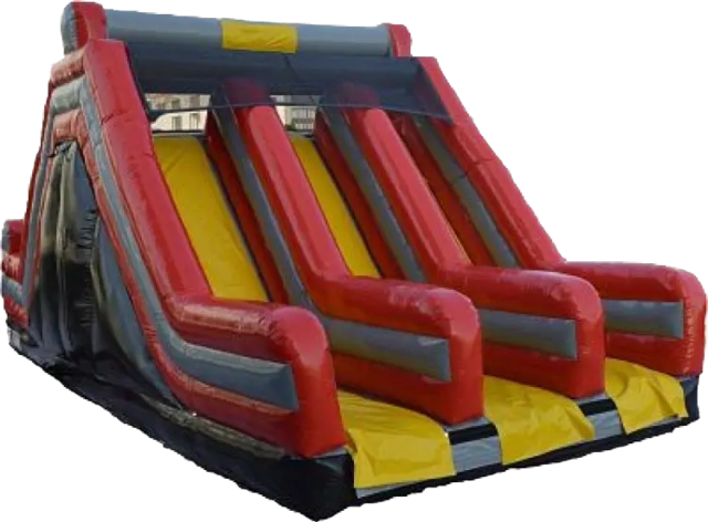 22’ Triple Lane Obstacle Course Slide