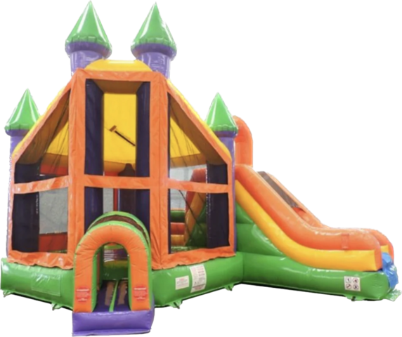 Deluxe Bounce Castle w/slide Combo