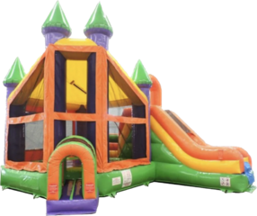 Deluxe Bounce Castle w/slide Combo