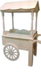 White Display Cart