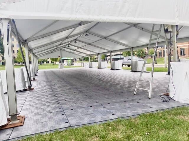 Waymart portable event flooring