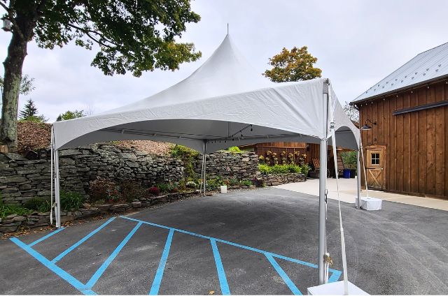 White Tent Rental for Festivals in Clarks Summit