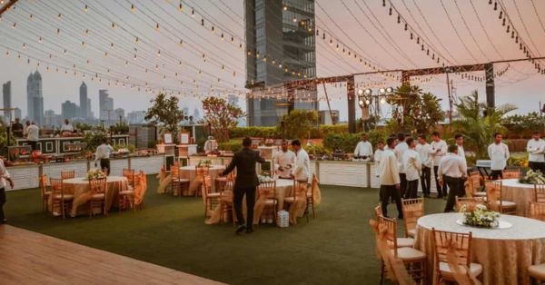 outdoor event setup spring transitions