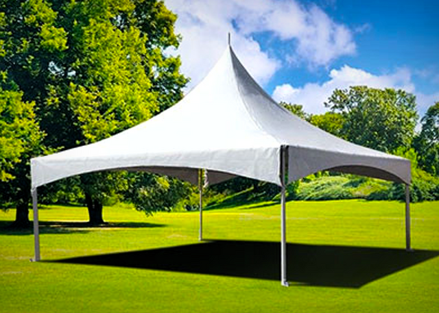 15 x 15 White High Peak Frame Tent