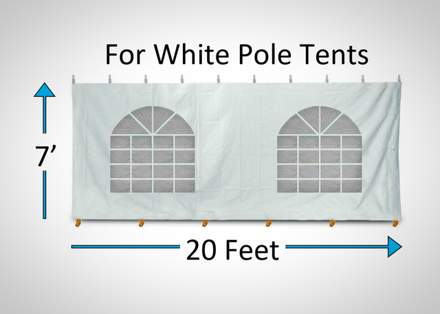 20' Windowed Sidewall Section (7')