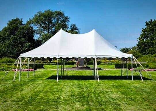 20 x 30 White High Peak Pole Tent