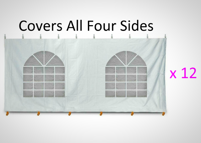 Sidewall Kit for 40 x 80 High Peak Pole Tent - 