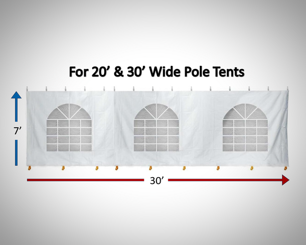 30' Windowed Sidewall Section (7')