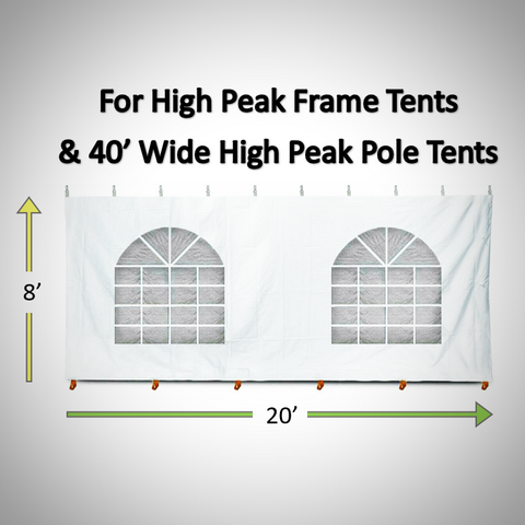 20' Windowed Sidewall Section (8')