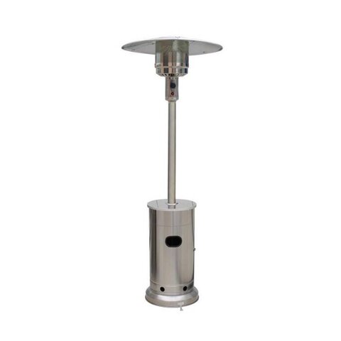 Patio heater in online party tent