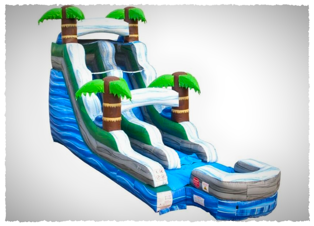 Tropical Paradise Water Slide