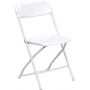 White Folding Chairs (Grade B)