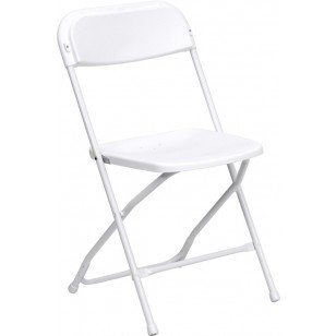 White Folding Chairs - Grade B