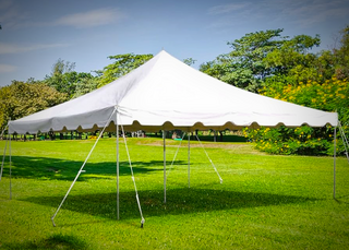 15 x 15 White Pole Tent