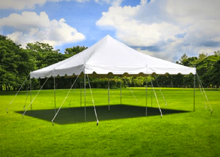 20 x 20 White Pole Tent