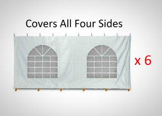 Sidewall Kit for 20 x 40 High Peak Frame Tent -