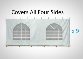 Sidewall Kit for 30 x 60 High Peak Pole Tent - 