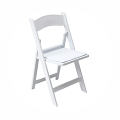 White Garden Chair (Grade A - Free Set Up)