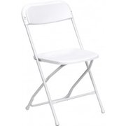 White Folding Chairs (Grade A)