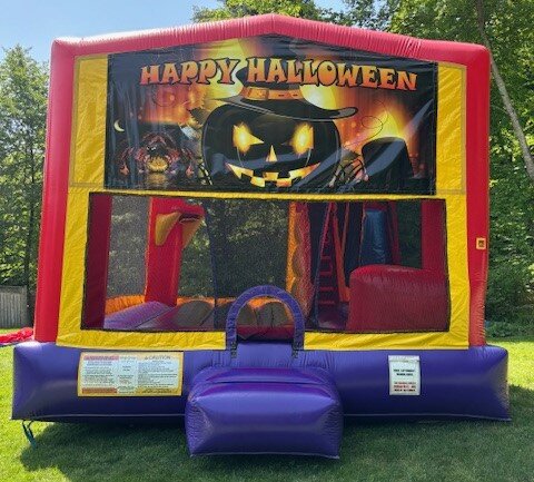 Happy Halloween Bounce House Slide Combo