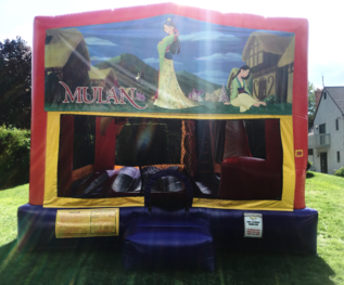 Disney Mulan Bounce House Slide Combo