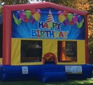Happy Birthday Party Hat Bounce House