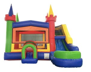 Inflatable Slide Bounce House Combo