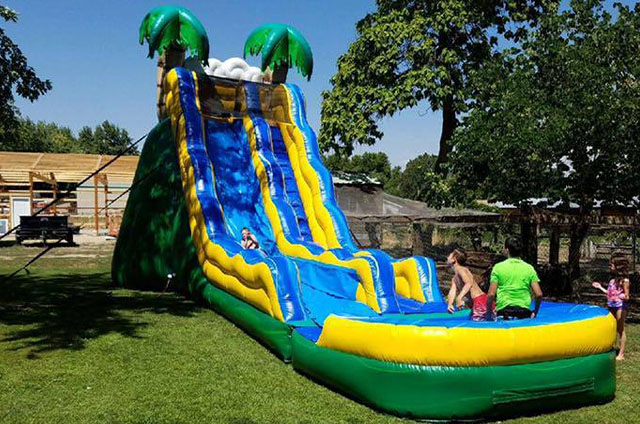 Giant Tropical Water Slide Rentals