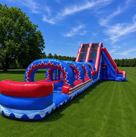 American Splash 22' water slide, slip n slide, splash!!