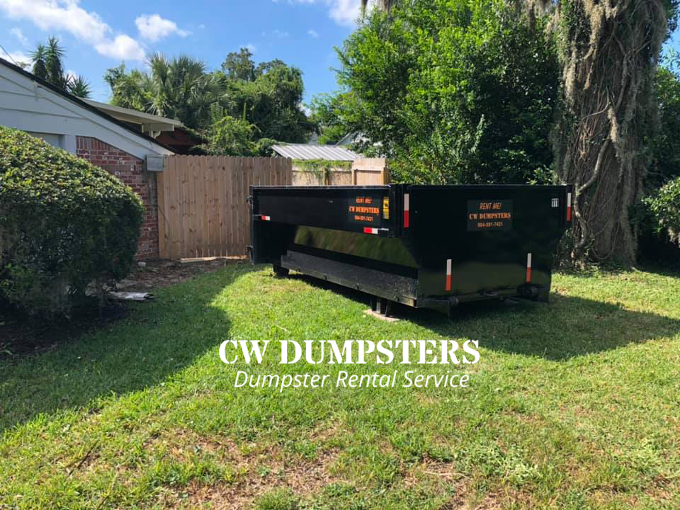 Best Residential Dumpster Rental CW Dumpsters Neptune Beach FL