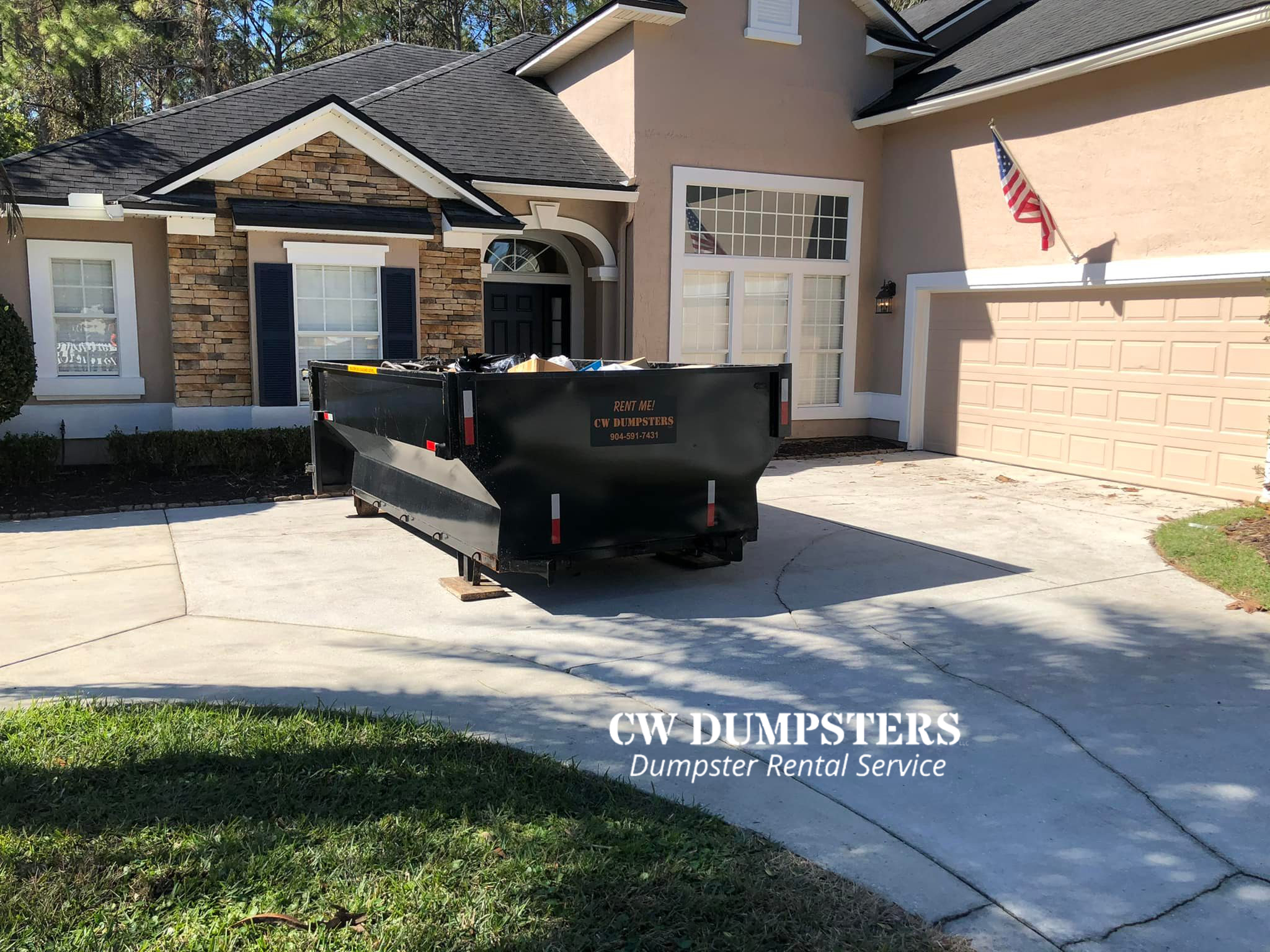 Homeowners Choose Dumpster Rental CW Dumpsters Neptune Beach FL