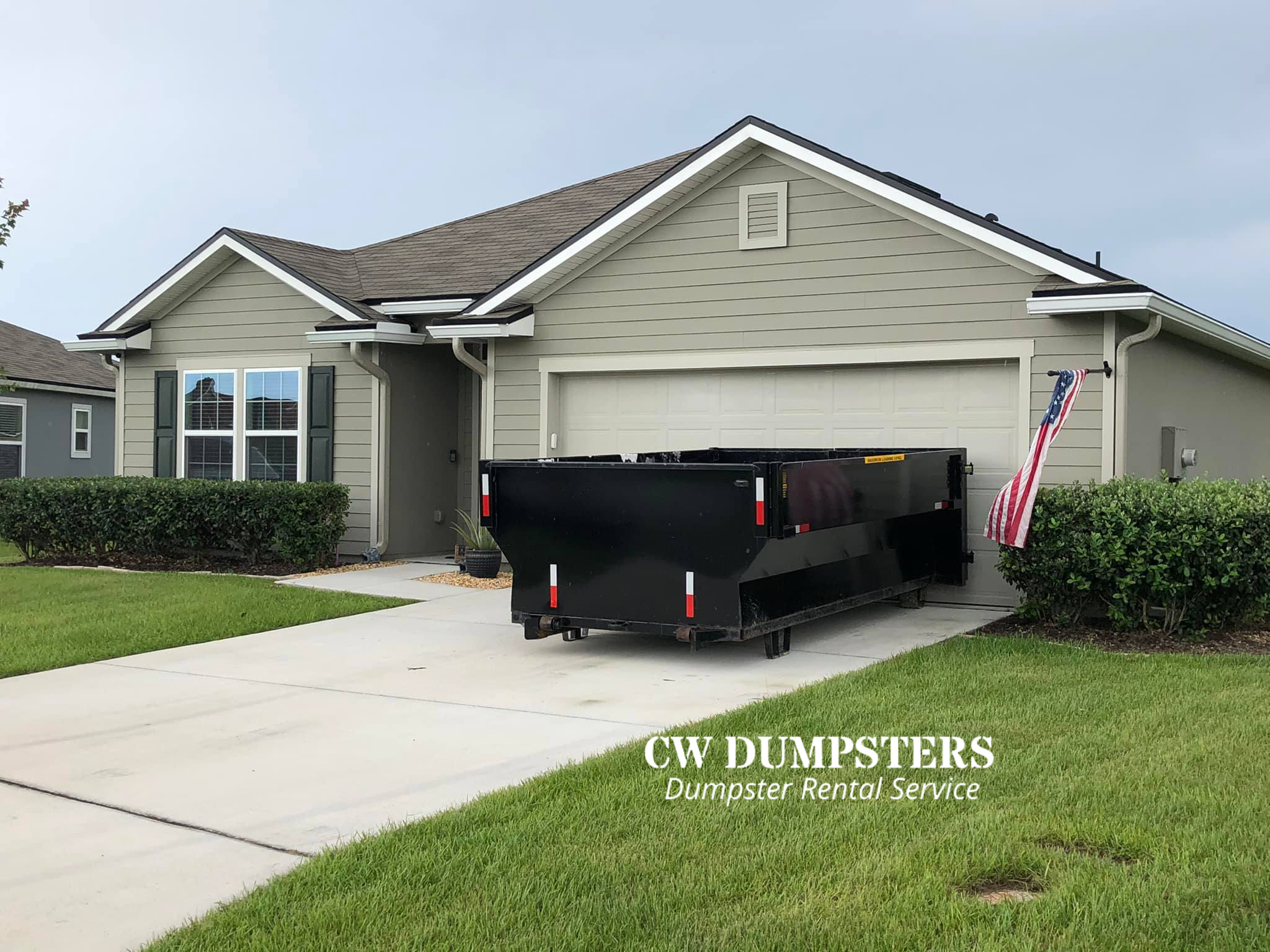 Residential Dumpster Rental CW Dumpsters Neptune Beach FL