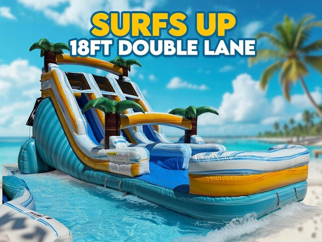 18 FT DOUBLE LANE SURFS UP